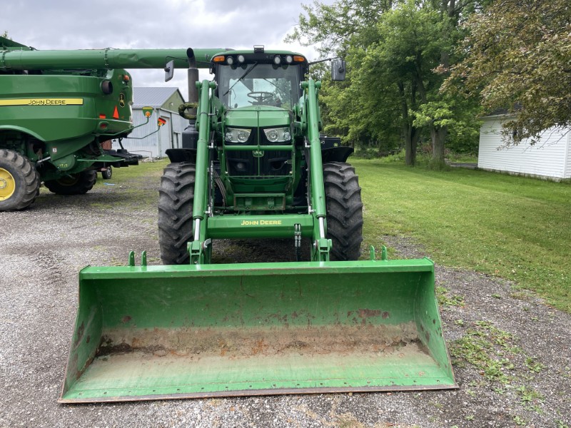 2015 JOHN DEERE 6145M TRACTOR WITH LOADER