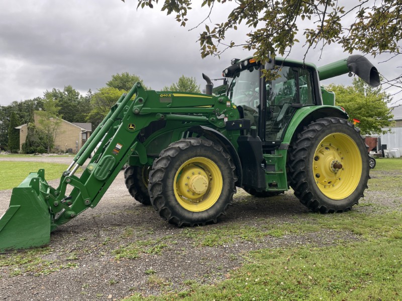 2015 JOHN DEERE 6145M TRACTOR WITH LOADER