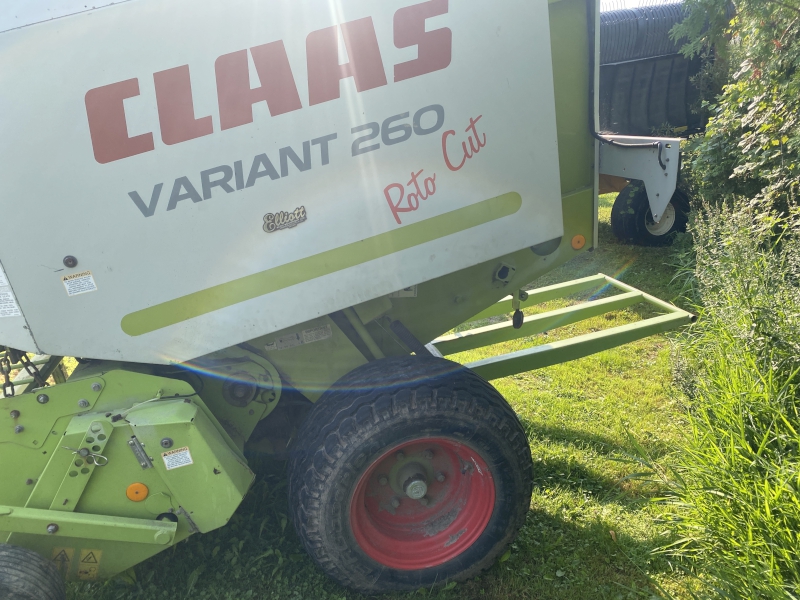 2005 CLAAS VARIANT 260 ROTO-CUT ROUND BALER