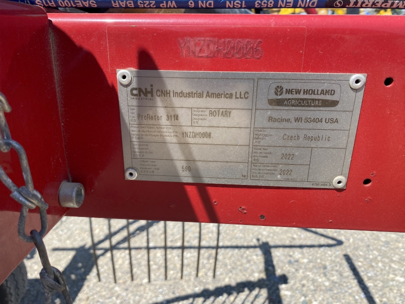 2022 NEW HOLLAND PROROTOR PR3114 ROTARY RAKE