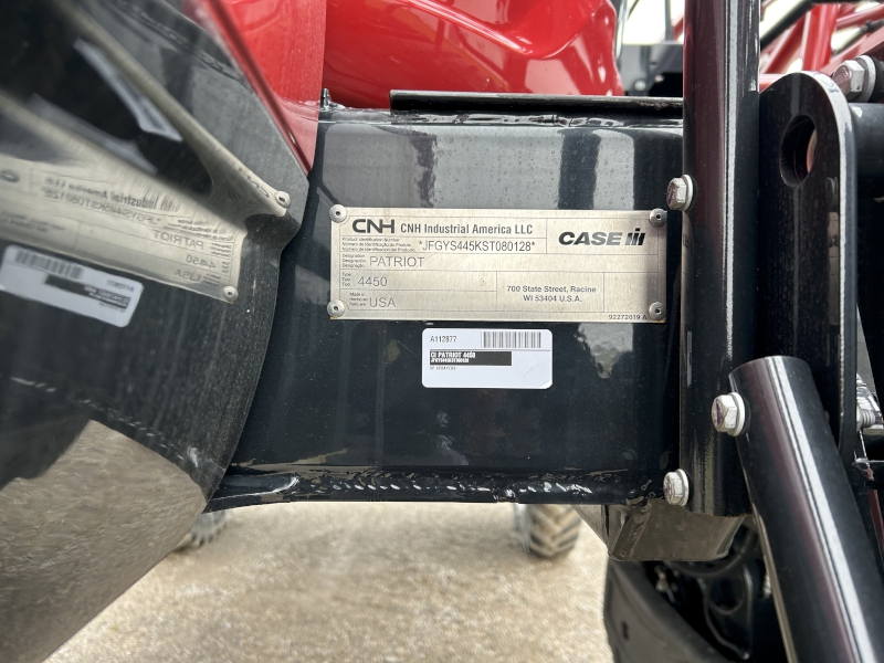 2026 CASE IH PATRIOT 4450 HIGH CLEARANCE SPRAYER