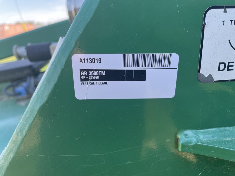 2015 GREAT PLAINS GR 3500TM VERTICAL TILLAGE