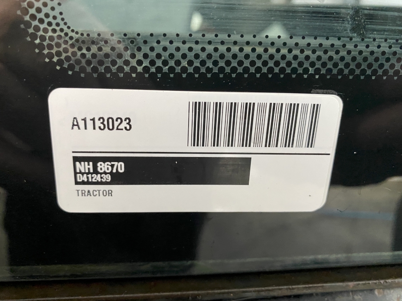 1997 NEW HOLLAND FORD 8670 TRACTOR