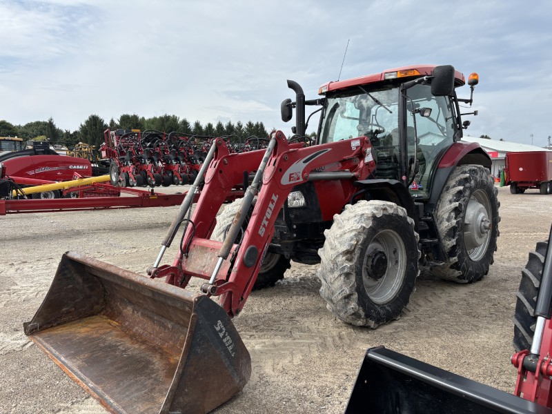 2014 CASE IH MAXXUM 120 TRACTOR WITH LOADER