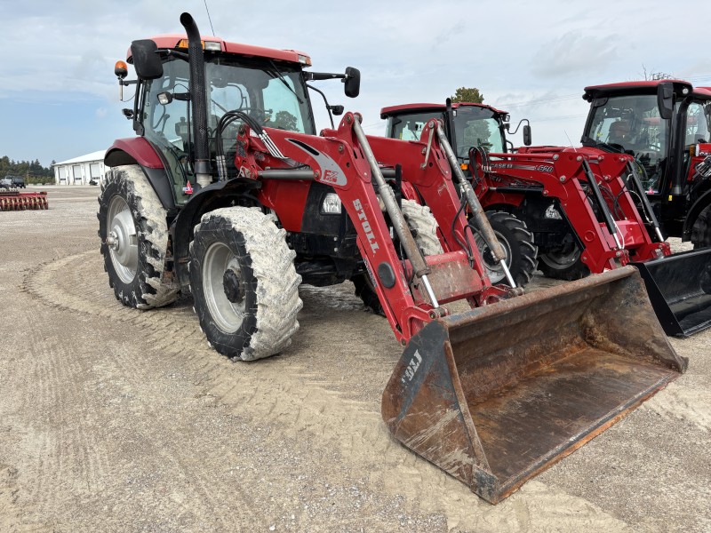 2014 CASE IH MAXXUM 120 TRACTOR WITH LOADER