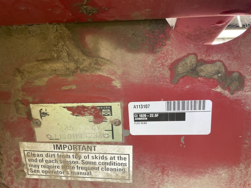 1989 CASE IH 1660 COMBINE WITH FLEX HEAD