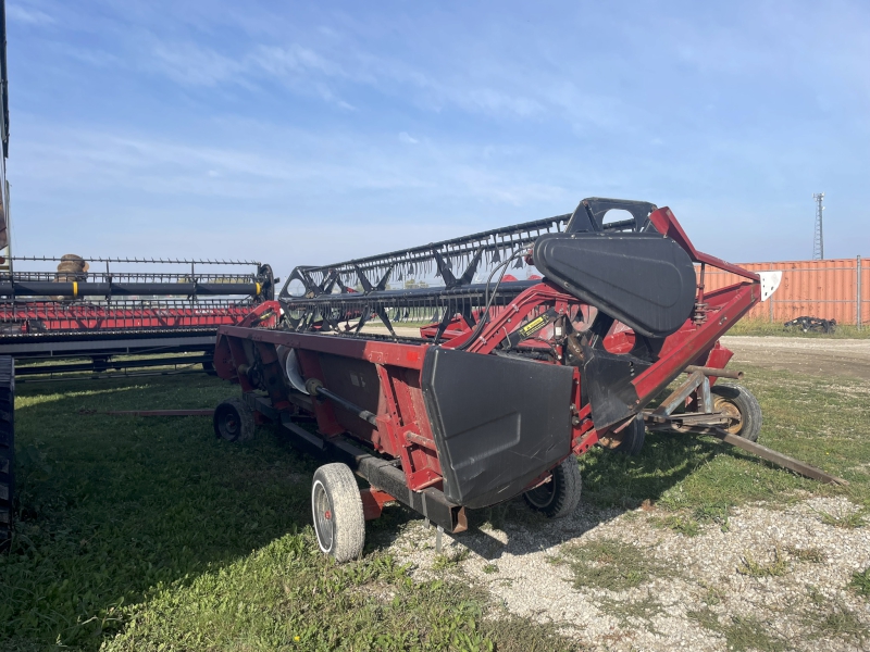 1989 CASE IH 1660 COMBINE WITH FLEX HEAD