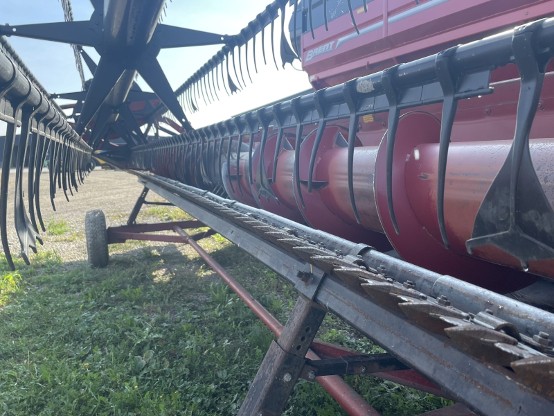 1989 CASE IH 1660 COMBINE WITH FLEX HEAD