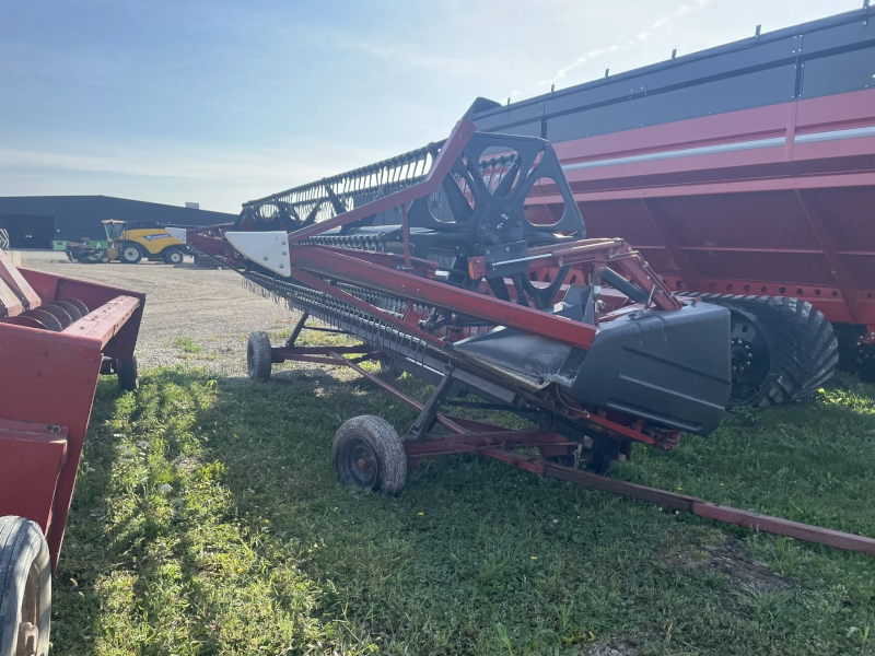 1989 CASE IH 1660 COMBINE WITH FLEX HEAD