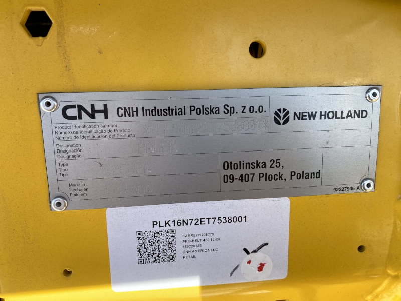 2026 NEW HOLLAND PRO-BELT 450 ROTOCUT ROUND BALER