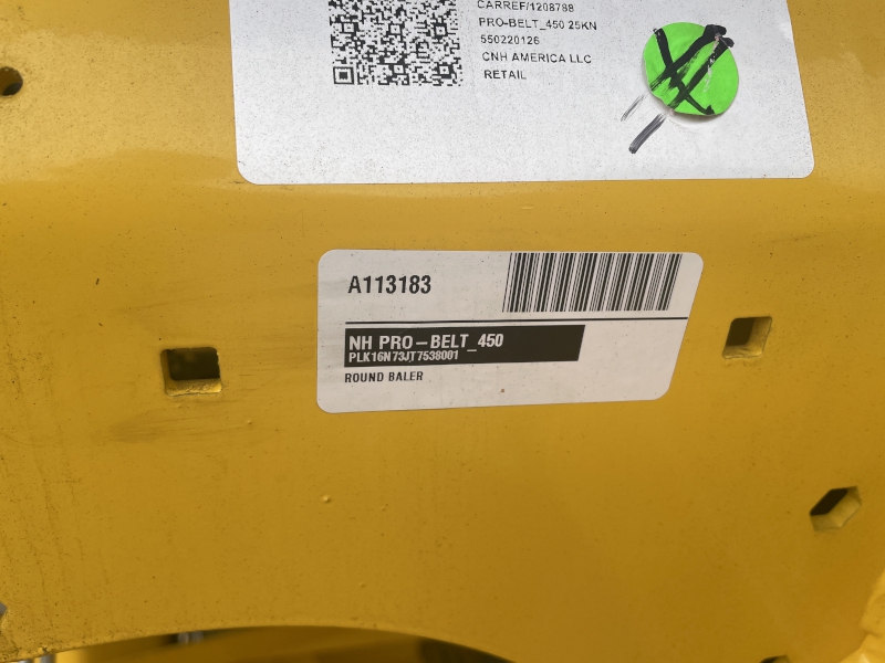 2026 NEW HOLLAND PRO-BELT 450 ROTOCUT ROUND BALER