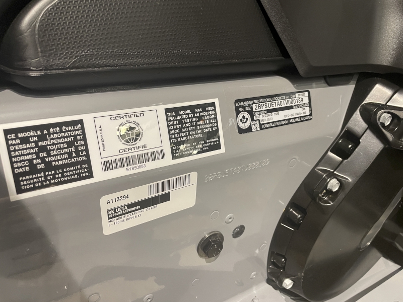 Snowmobiles  2026 SKI-DOO MXZ ADRENALINE WITH BLIZZARD PACKAGE 600 E-TEC SNOWMOBILE Photo