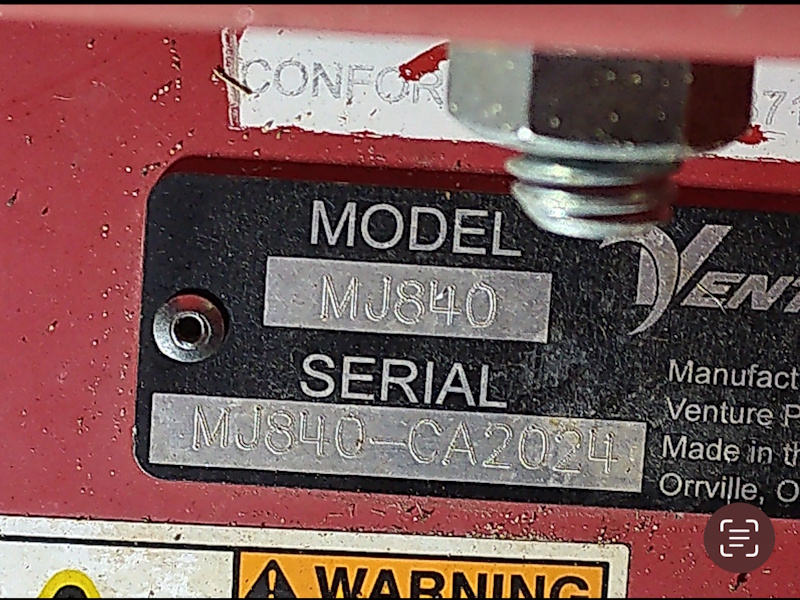 2015 VENTRAC MJ840 CONTOUR MOWER