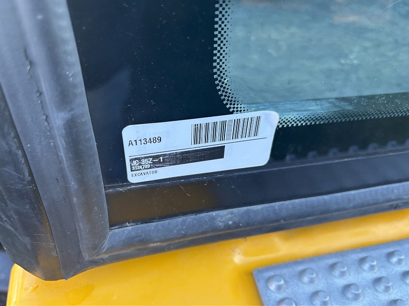 2022 JCB 35Z-1 MINI EXCAVATOR