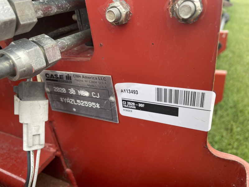 2010 CASE IH 2020-30F FLEX HEADER WITH CART