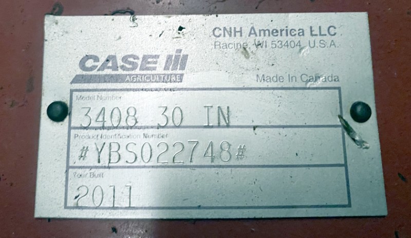2011 CASE IH 3408 8 ROW CORN HEAD