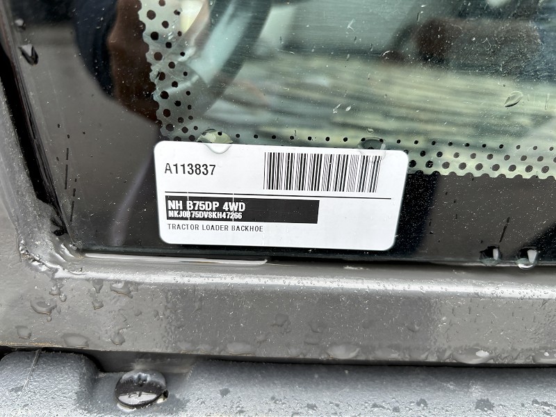 2026 NEW HOLLAND B75D TRACTOR LOADER BACKHOE