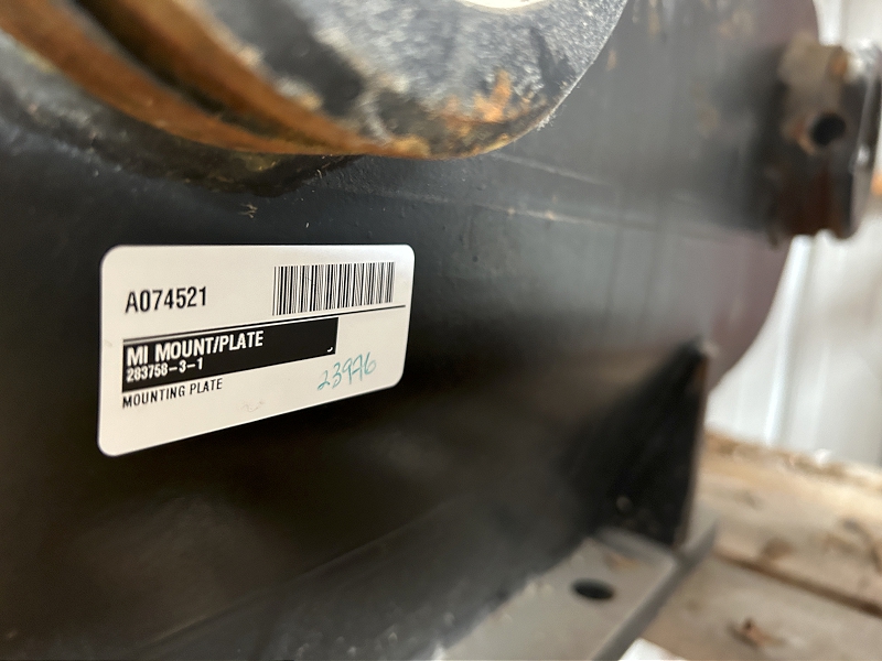 2018 ALLIED HO-PAC 1600 MOUNTING PLATE PART# 578376