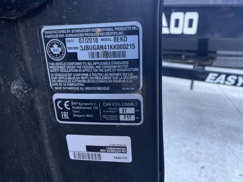 2019 CAN-AM DEFENDER DPS HD8 SIDE BY SIDE