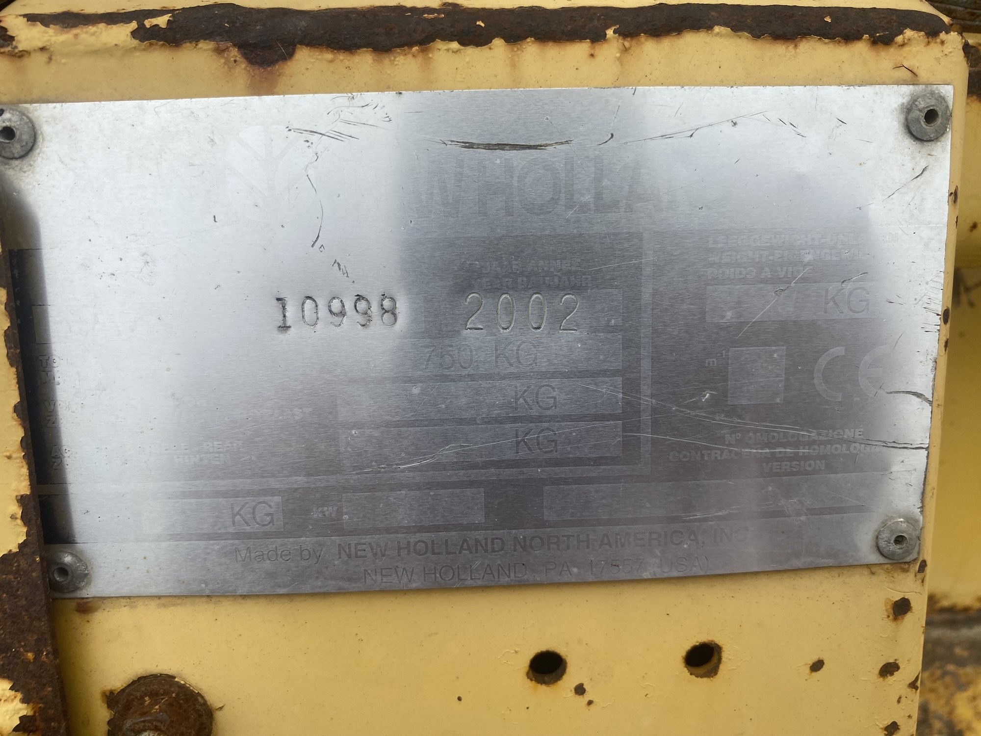 2002 NEW HOLLAND 350W HAY PICKUP HEAD