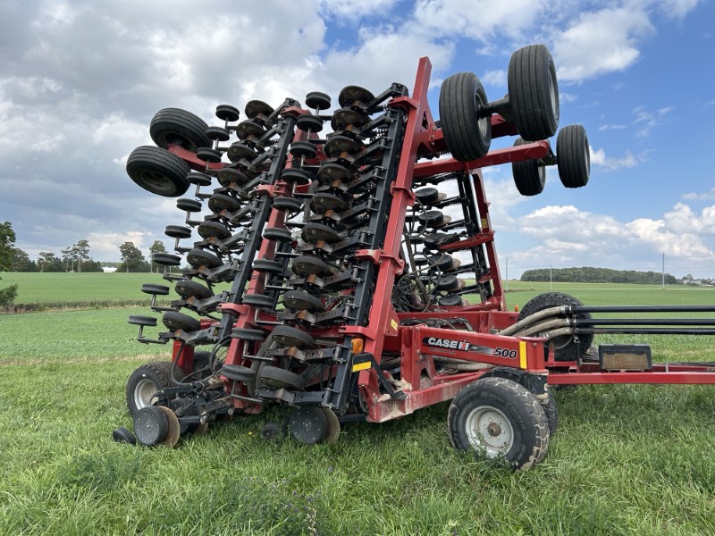 2017 CASE IH PD500 PRECISION DISC AIR DRILL WITH 2017 CASE IH 2355 AIR CART