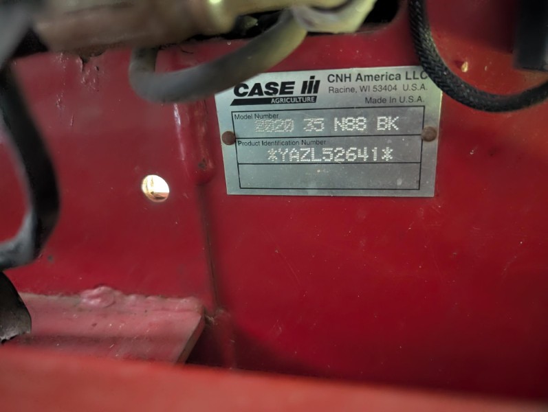 2010 CASE IH 2020-35F FLEX HEAD WITH AWS AIR REEL AND HEADER CART
