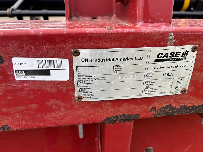 2015 CASE IH 3162-40 FLEX HEAD