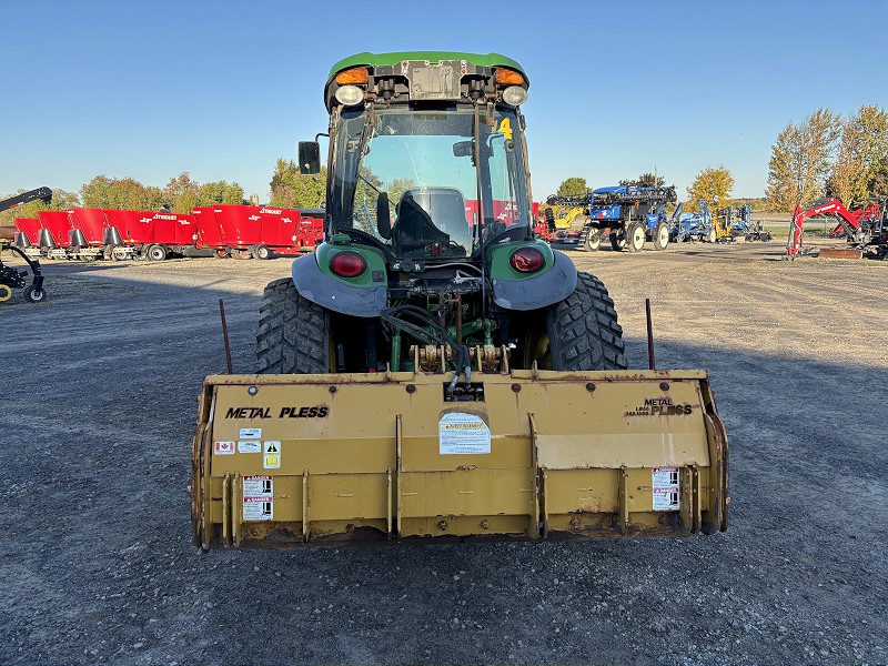 2017 JOHN DEERE 4066R TRACTOR WITH LOADER AND SNOW BLADES
