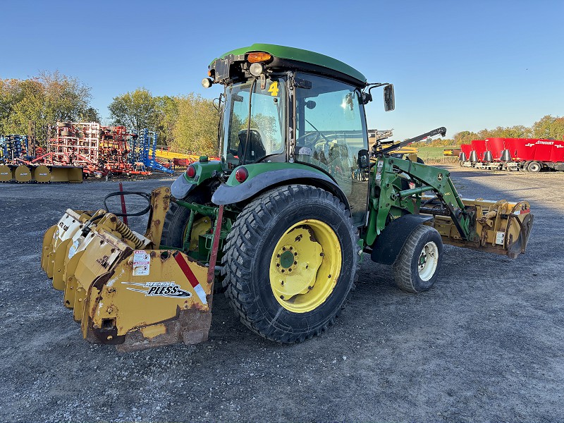 2017 JOHN DEERE 4066R TRACTOR WITH LOADER AND SNOW BLADES