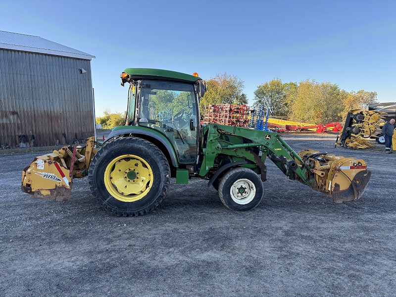 2017 JOHN DEERE 4066R TRACTOR WITH LOADER AND SNOW BLADES