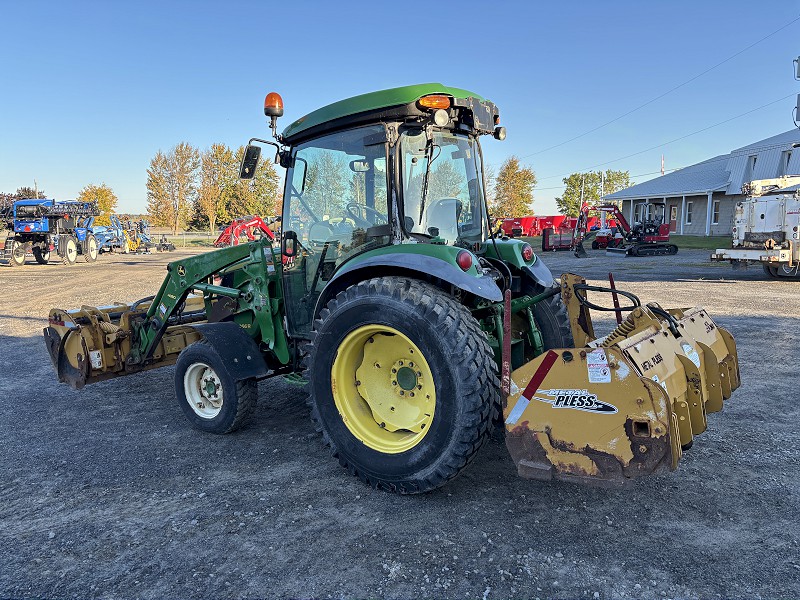 2017 JOHN DEERE 4066R TRACTOR WITH LOADER AND SNOW BLADES