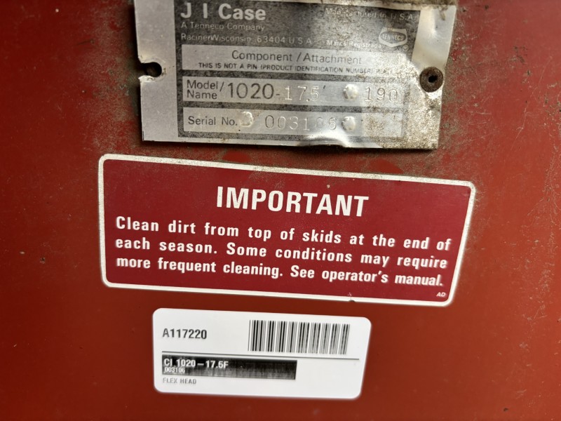 1989 CASE IH 1660 COMBINE PACKAGE WITH TWO HEADS AND CART