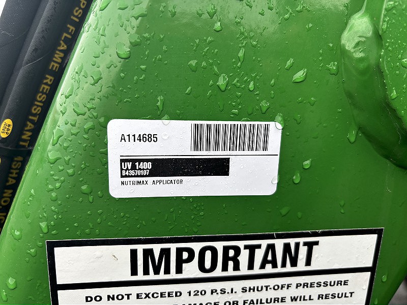 2023 UNVERFERTH 1400 NUTRIMAX LIQUID FERTILIZER APPLICATOR