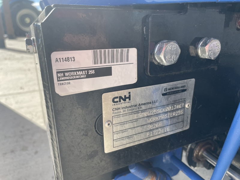 2020 NEW HOLLAND WORKMASTER 25S TRACTOR