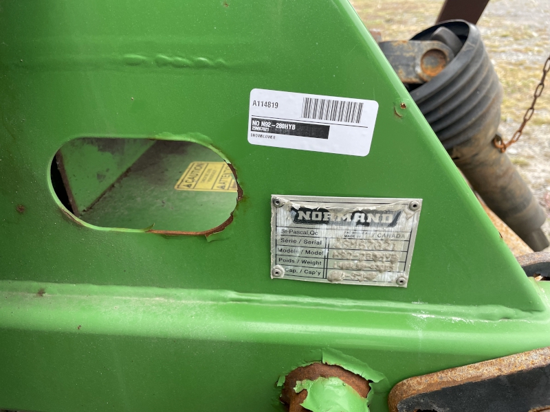 2019 NORMAND N92-280HYB SNOW BLOWER