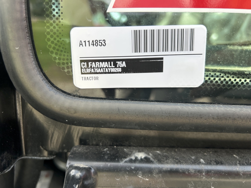 2026 CASE IH FARMALL 75A TRACTOR WITH LOADER