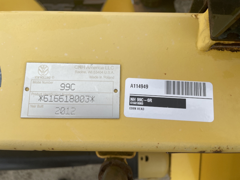 2012 NEW HOLLAND 99C-6R CORN HEAD