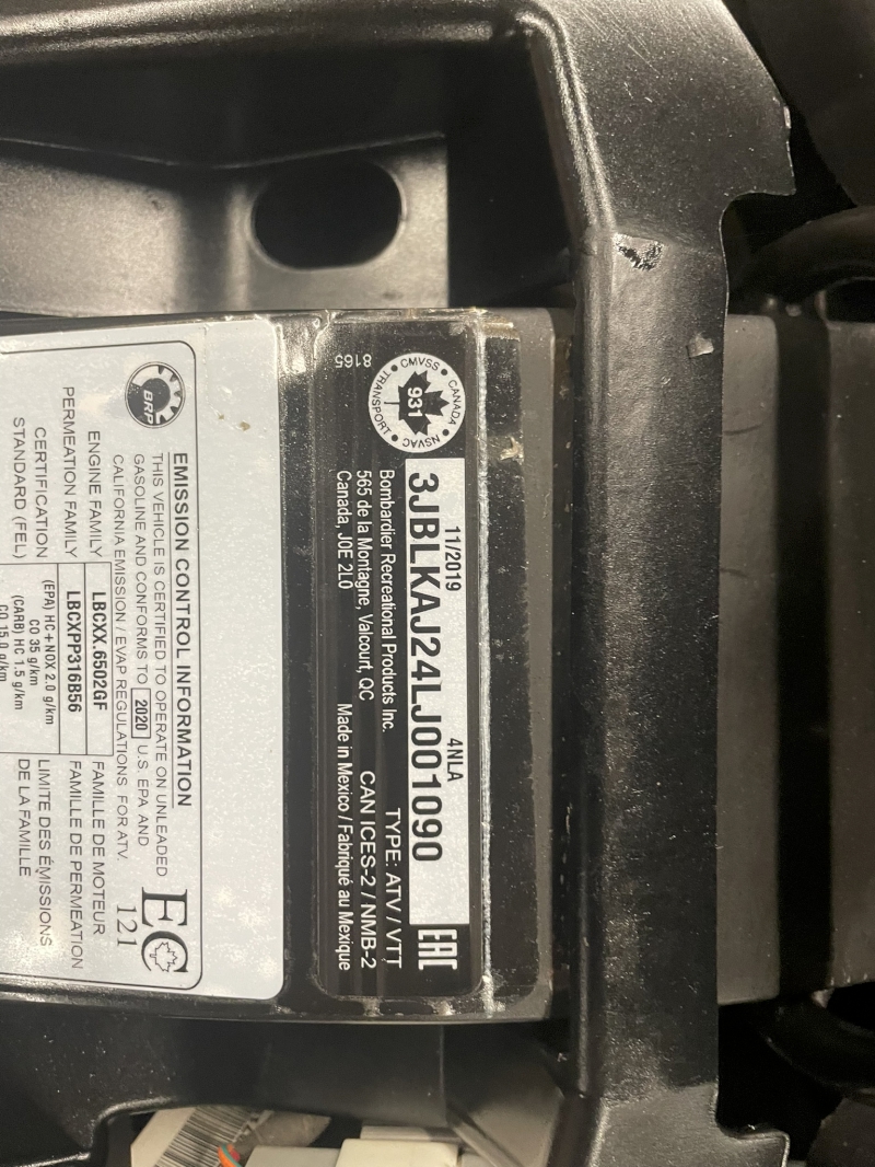 ATV  2020 CAN-AM OUTLANDER 650 HUNTING EDITION ATV Photo