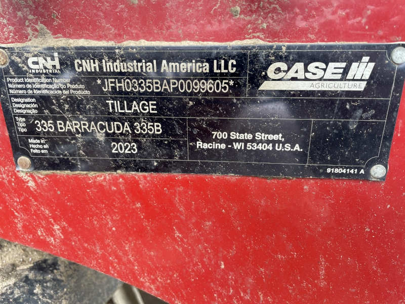 2023 CASE IH 335-34 TRUE-TANDEM VERTICAL TILLAGE