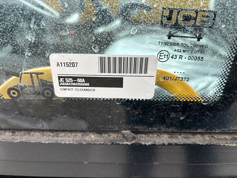 2026 JCB 525-60 AGRI PLUS TELEHANDLER