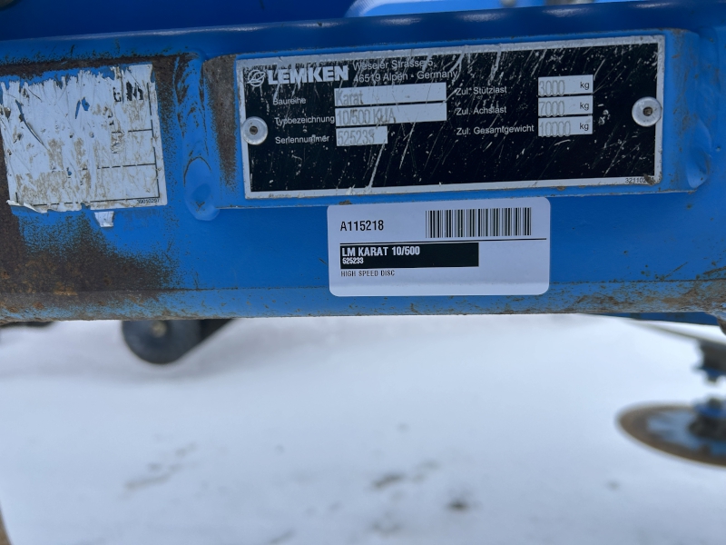 2023 LEMKEN KARAT 10/500 DEEP CULTIVATOR