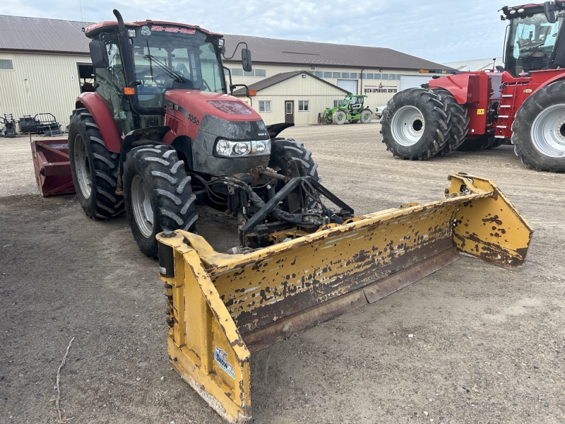 2014 CASE IH FARMALL 105C TRACTOR AND SNOWBLADE PACKAGE