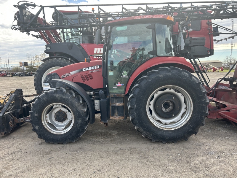 2014 CASE IH FARMALL 105C TRACTOR AND SNOWBLADE PACKAGE