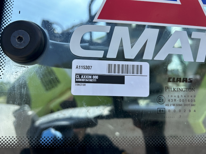 2017 CLAAS AXION 880 TRACTOR