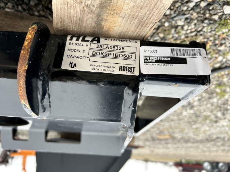 2025 HLA SNOW (HORST) BOKSP1BO500 1500 SERIES SNOW PUSHER BOLT ON KIT