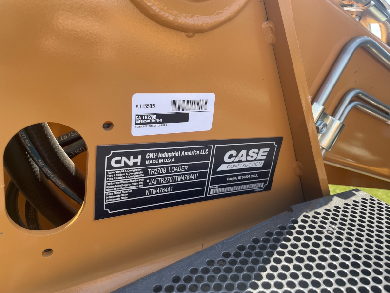 2026 CASE TR270B COMPACT TRACK LOADER