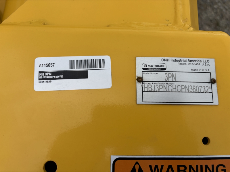 2026 NEW HOLLAND 3PN 3 ROW CORN HEAD