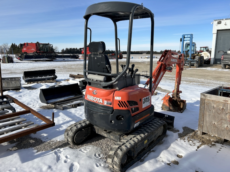 2018 KUBOTA U17 MINI EXCAVATOR
