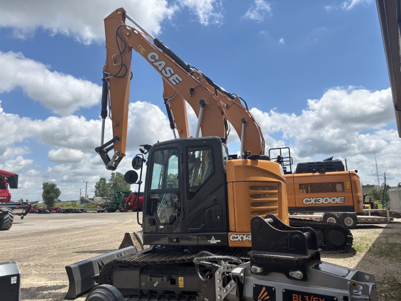 2026 CASE CX145E SHORT RADIUS EXCAVATOR WITH DOZER BLADE