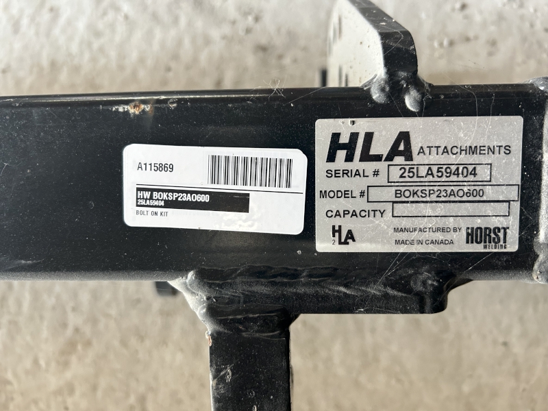 2025 HORST WELDING BOKSP23AO600 BOLT ON KIT